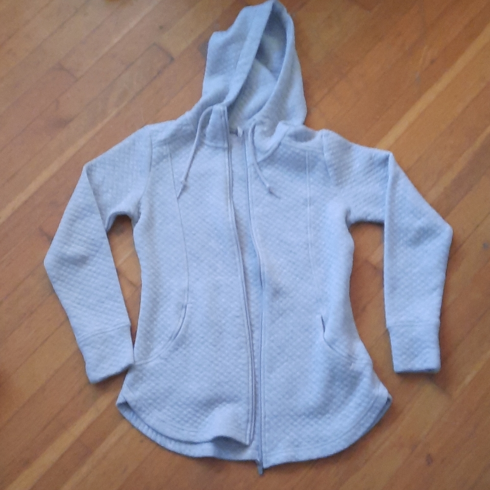 RBX Zip Up Quilted Cotton Sweatshirt Small